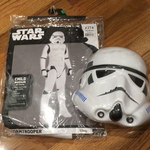 NWT Star Wars Stormtrooper Child Size Medium